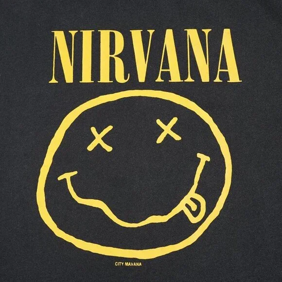 Nirvana Commemorative Slogan T Shirt